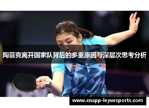 陶菲克离开国家队背后的多重原因与深层次思考分析