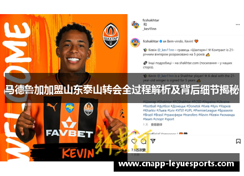 马德鲁加加盟山东泰山转会全过程解析及背后细节揭秘